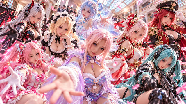 GAROTAS COSPLAY DE ANIME DE XANGAI — Vol.1 Pacote completo