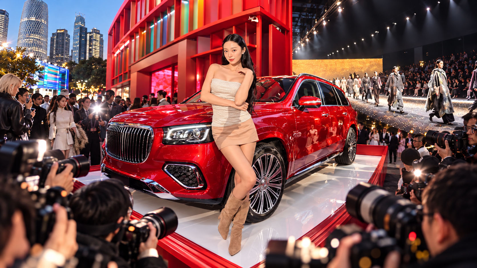 MODELSHOW DER SHANGHAI FASHION WEEK #01