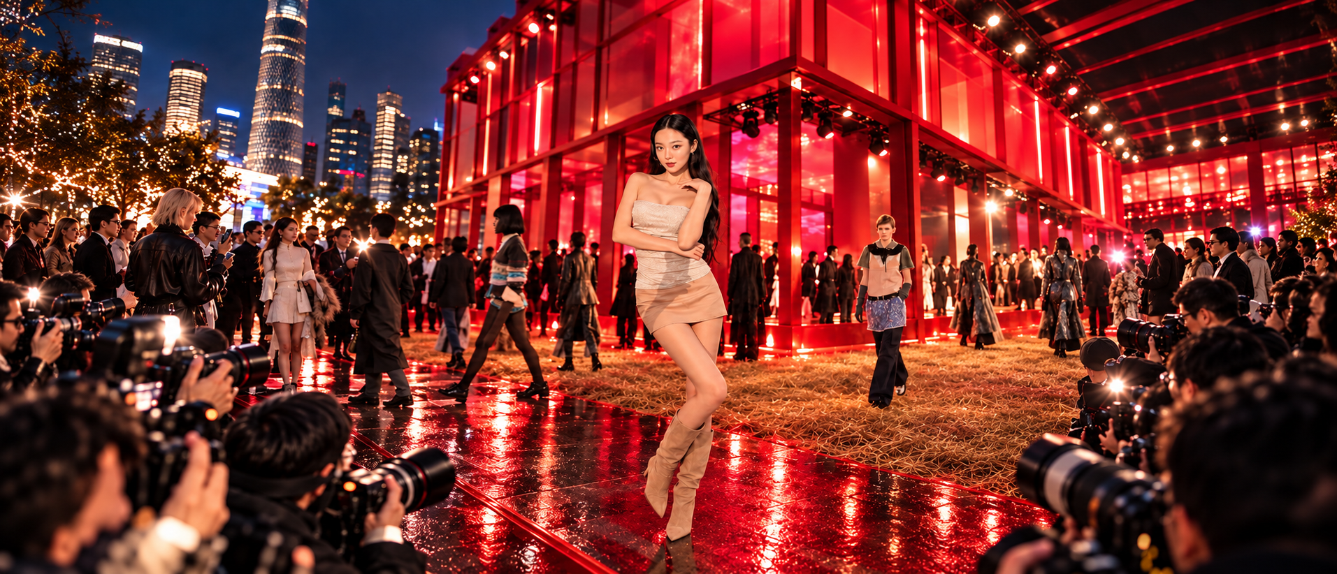 Modelshow der Shanghai Fashion Week