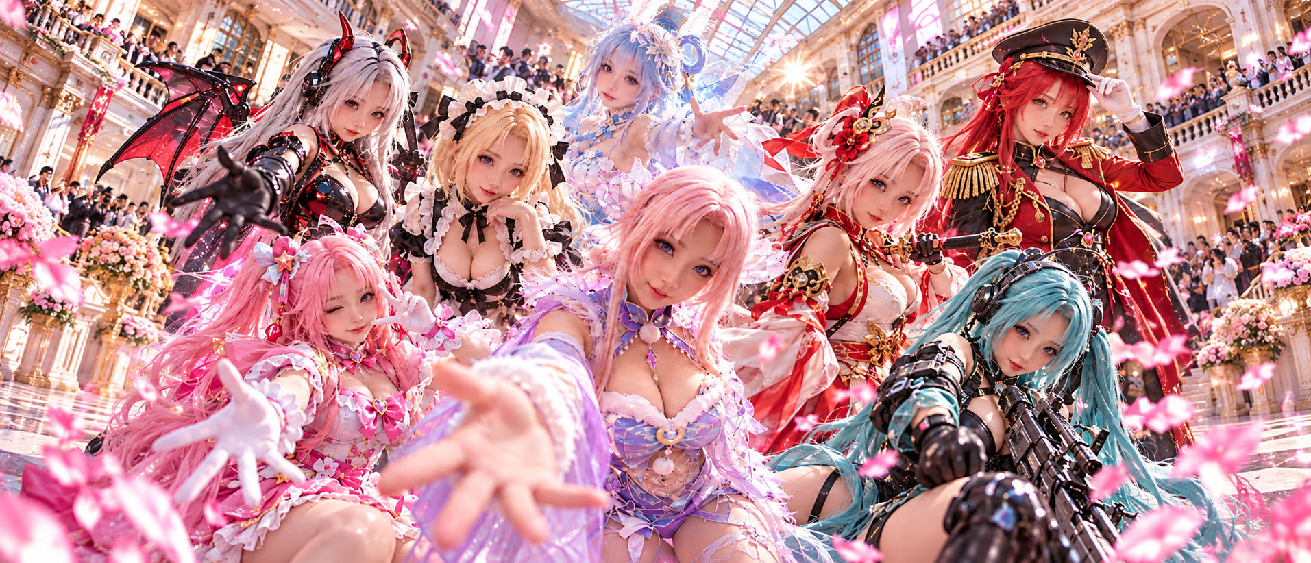Chicas cosplay de anime de Shanghái